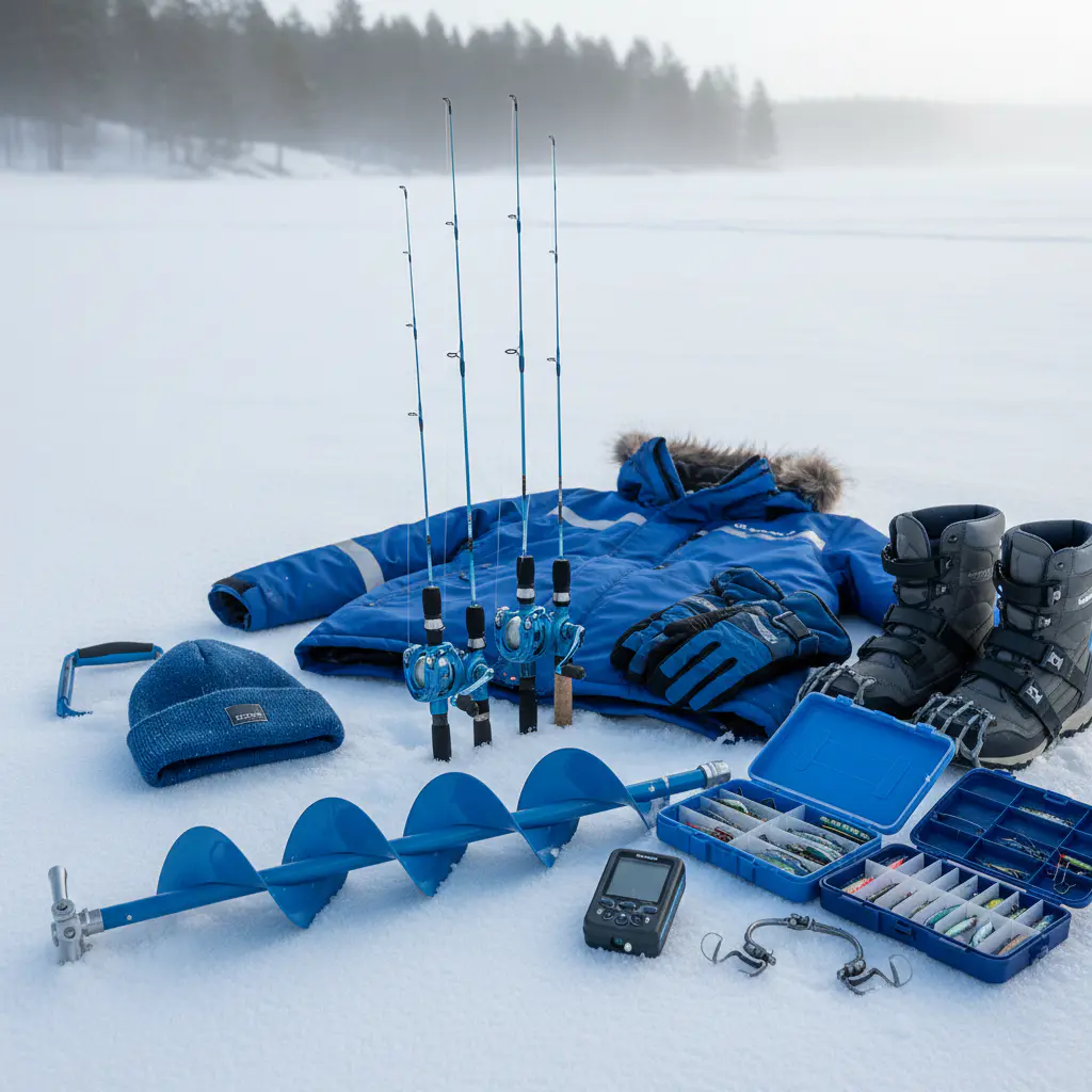 Winter fishing gear